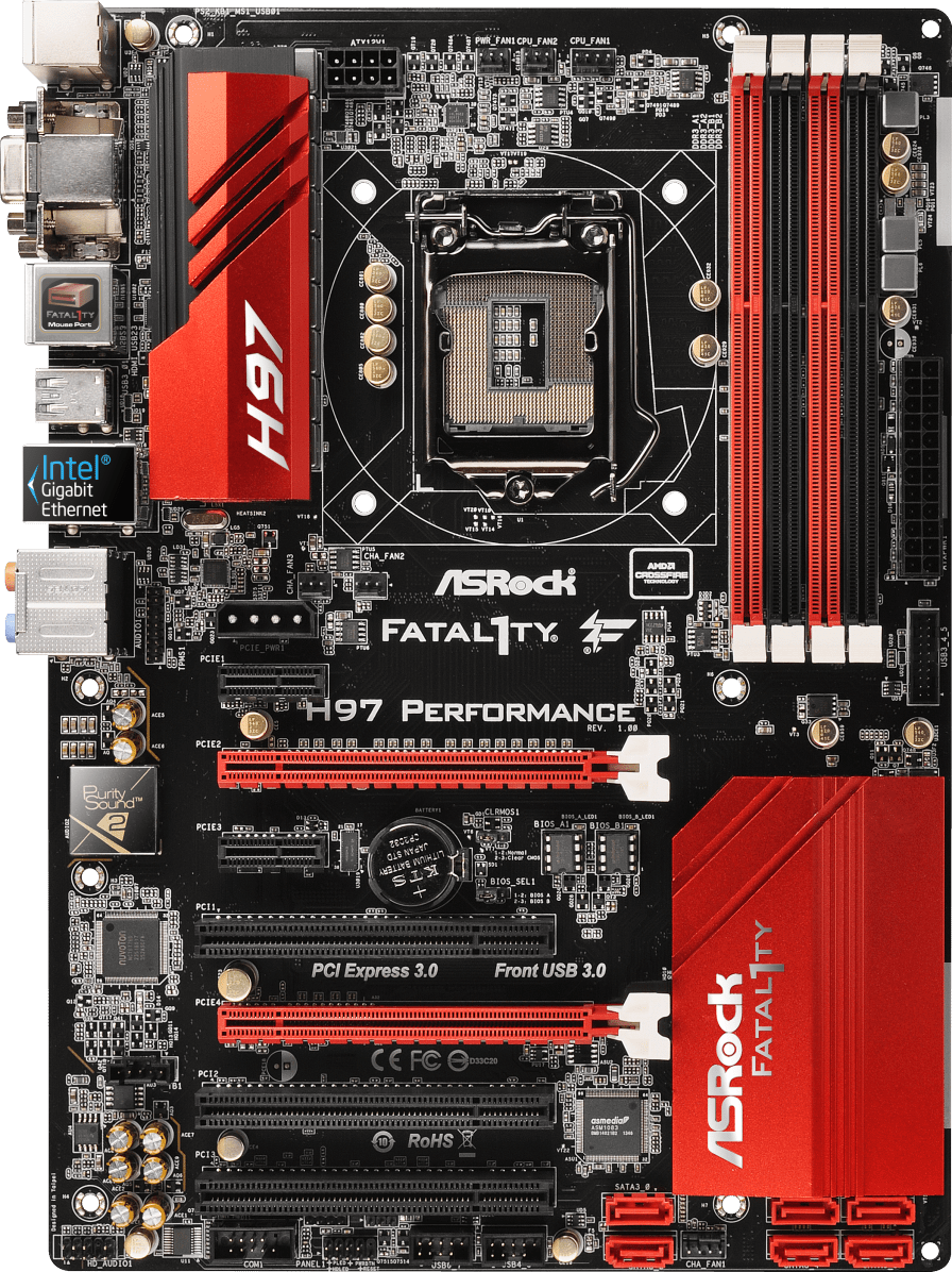 Asrock Fatal1ty H97 Performance - Motherboard Specifications On 